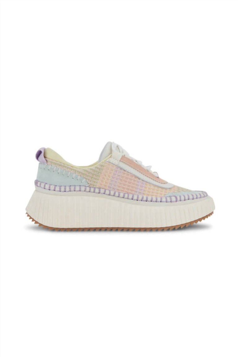 Women's Dolen Sneakers In Pastel Stripe - Pastel Stripe