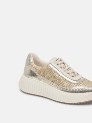 Women's Dolen Sneakers - Gold Knit