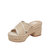 Women's Eldora Raffia Platform Sandals In Natural