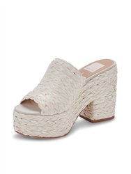 Women's Elora Heels In Off White