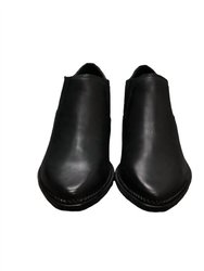 Women'S Peny Bootie - Black Leather