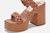 Women's Wiley Heels Sandal In Luggage Stella