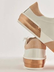 Women's Zina Sneaker - White Tan