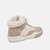 Zilvia Plush Sneakers In Taupe Multi