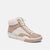 Zilvia Plush Sneakers In Taupe Multi