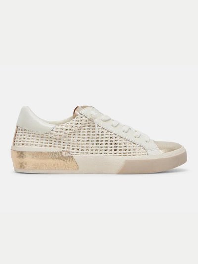 Dolce Vita Zina Sneakers In Bone/gold product