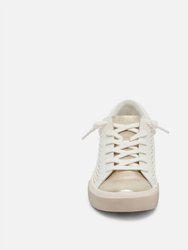 Zina Sneakers In Bone/gold