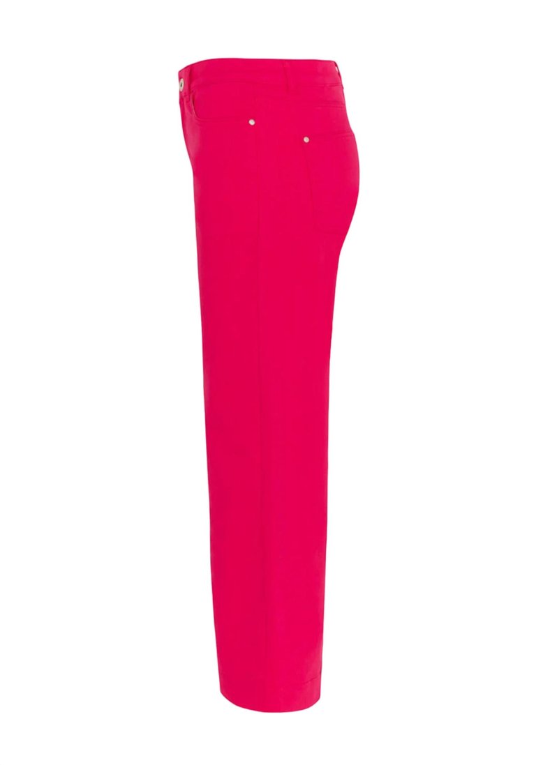 Crop Jean In Fuchsia