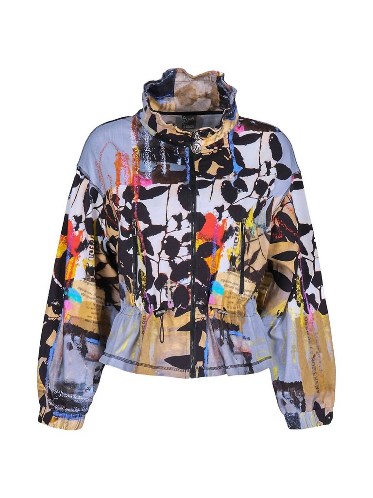 Double Oo Zip Front Jacket - Multi