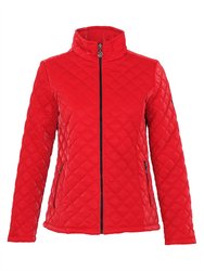 Quilted Jacket - Red