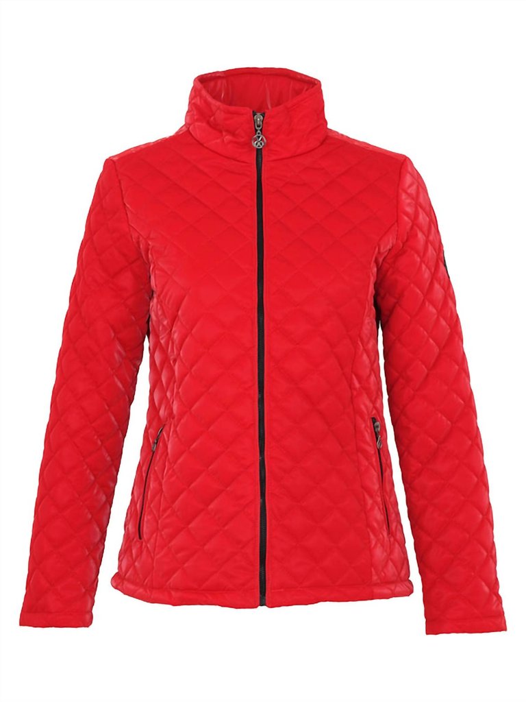 Quilted Jacket - Red