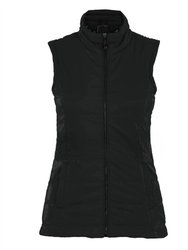 Women's Woven Vest - Black