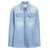 Denim Western Shirt In Light Blue