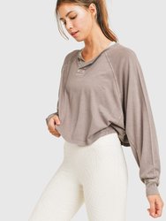 Catherine Long-Sleeve Pullover - Cinder