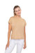 Clarity Open Back Top Ext T-shirt - Mustard