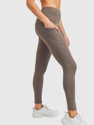 Emory Ribbed High-Rise Leggings