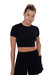 Essential Active Cropped Top - Black