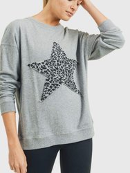 Feeling Slick Pullover - Grey