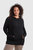 Gemini Ribbed Hoodie Curvy - Black