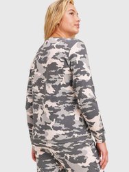 Gretchen Camo Pullover Curvy