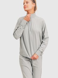 Hayden Half-Zip Sweatshirt - Mist