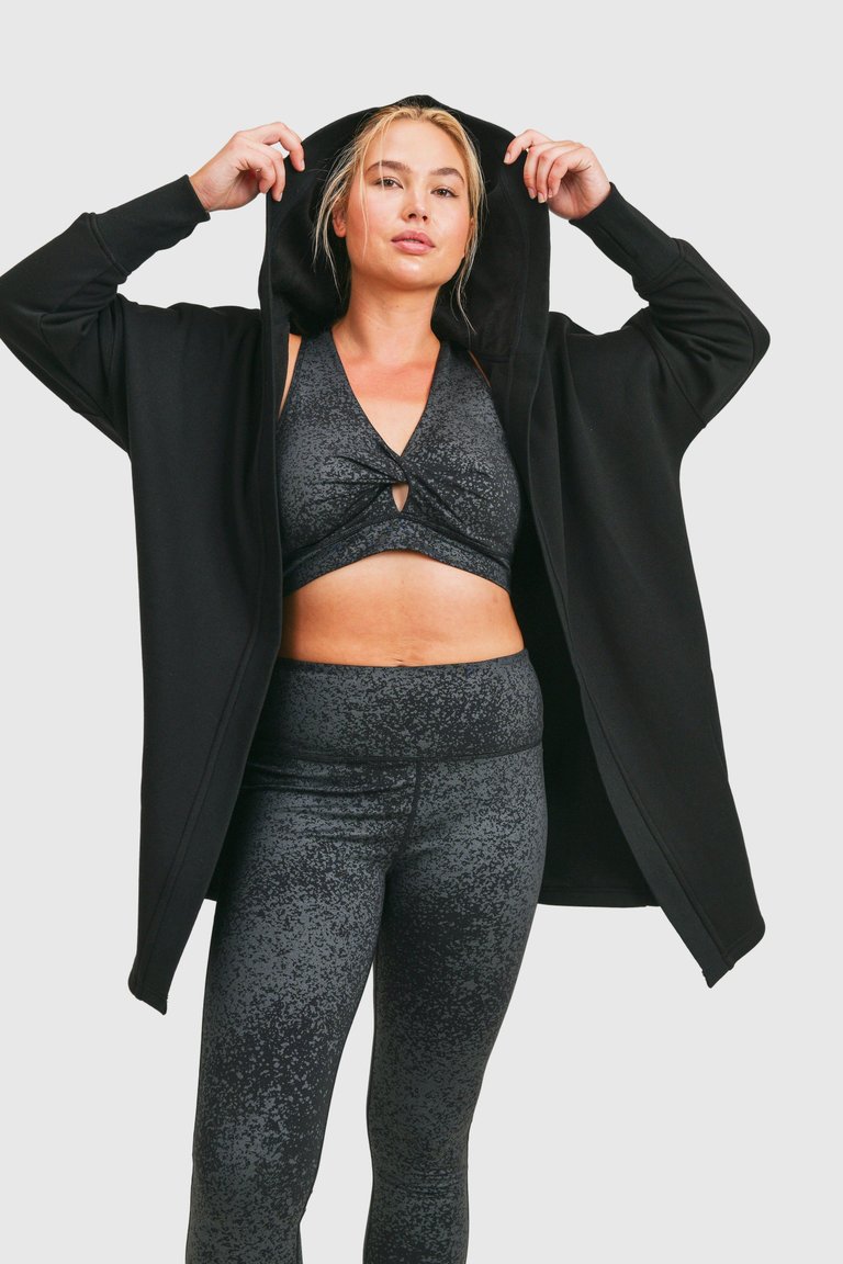 In The Woods Cardigan Curvy - Black