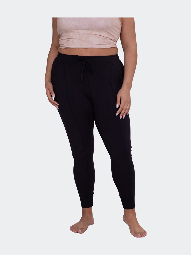 Jheni High-Rise Leggings Curvy - Black