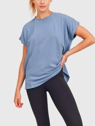 Lagoon Tee Pima - Blue