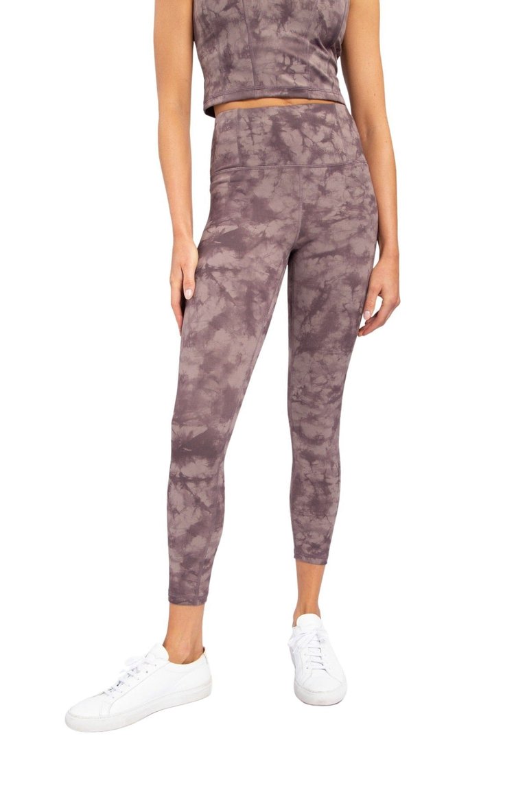 Lit High-Rise Capri Leggings - Bark