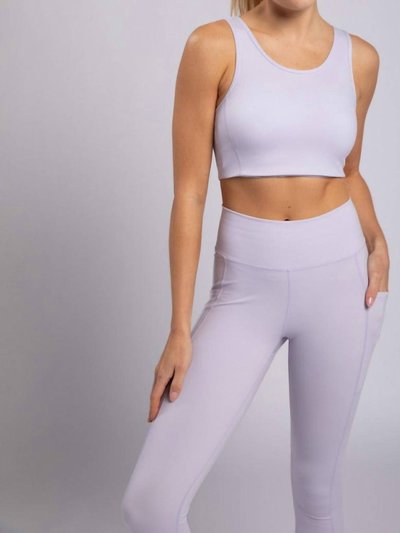Mono B Clothing Lycra-Blend Cut-Out Back Essential Sports Bra product