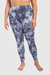 Painting Leaves High-Rise Leggings Curvy - Grey