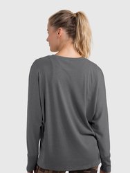 Paneled Pullover - Black