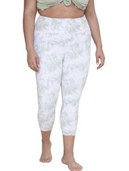 Piper High-Rise Capri Leggings Curvy - Lime