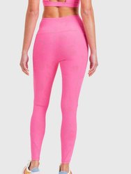 Rose Jacquard High-Rise Leggings