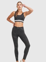 Selene High-Rise Leggings - Foil Print