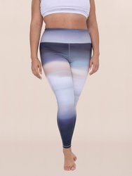 Twilight High-Rise Printed Leggings Curvy - Blue