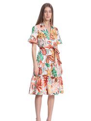 Donna Morgan Greta - Soft White/ Coral