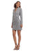 Maitrie Dress - Grey/Black/Metallic