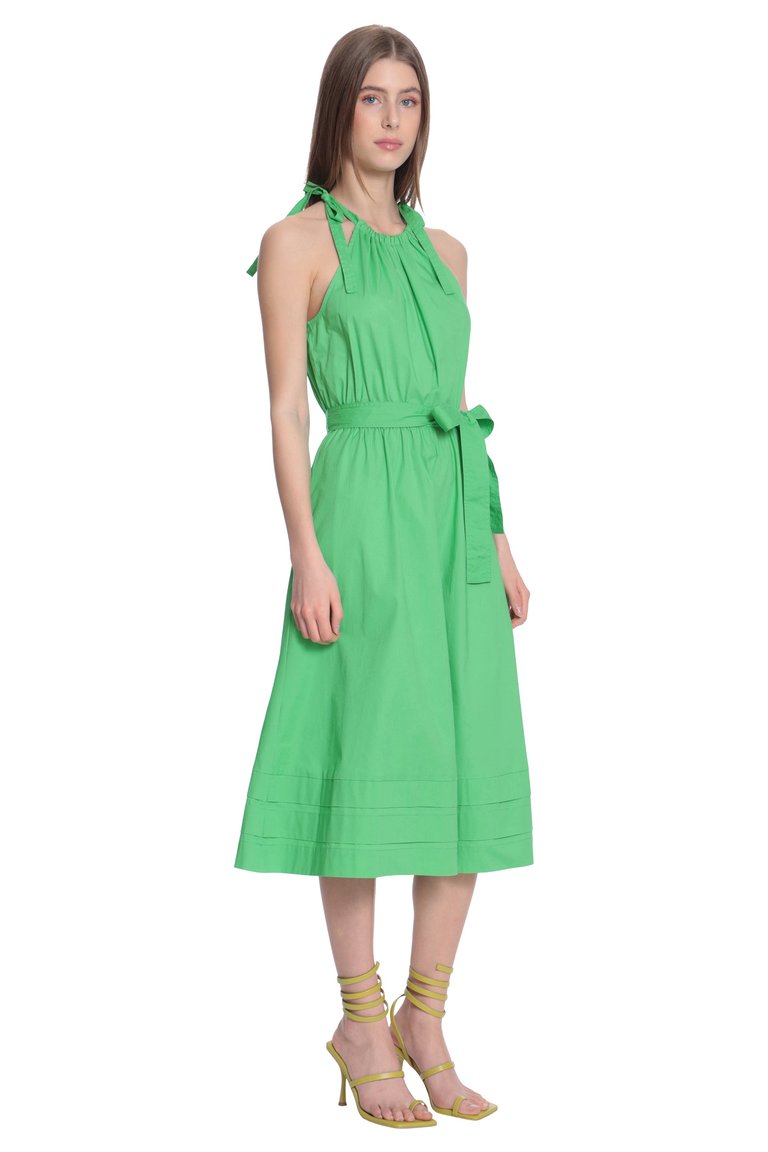 Monroe Dress - Vibrant Green