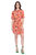 Navi Dress - Soft White/Pink Coral