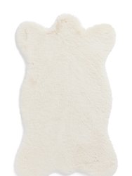 Faux Hide Rug - Ivory