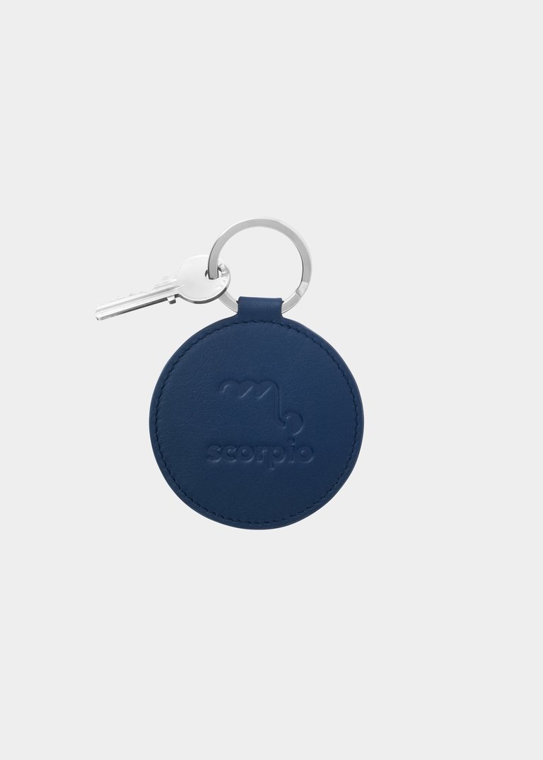 Scorpio Keychain - Navy