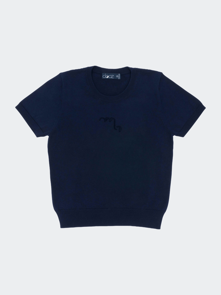 Scorpio Knit Tee - Navy