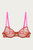 Alexa Underwire Bra In Tawny/Barbie Pink/Violet - Tawny/Barbie Pink/Violet