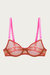 Alexa Underwire Bra In Tawny/Barbie Pink/Violet - Tawny/Barbie Pink/Violet