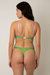 Dolly Thong In Acid Green/lilac/pastel Pink