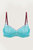 Ebba Non-Pad Underwired Bra In Seafoam/sky Blue/rosewood