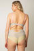 Emelie Lace High Waist Knicker In Lime/Sky Blue/Baby Pink