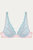 Iris High Apex Underwire Bra In Pastel Sage/Peach/Dusky Lilac