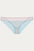 Iris Low Rise Knicker In Pastel Sage/Peach/Dusky Lilac